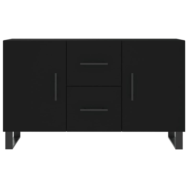 skænk 100x36x60 cm konstrueret træ sort