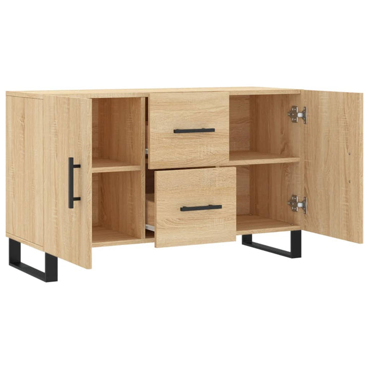 skænk 100x36x60 cm konstrueret træ sonoma-eg
