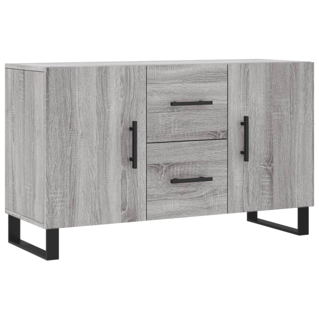 skænk 100x36x60 cm konstrueret træ grå sonoma-eg