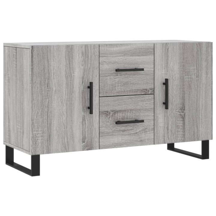 skænk 100x36x60 cm konstrueret træ grå sonoma-eg