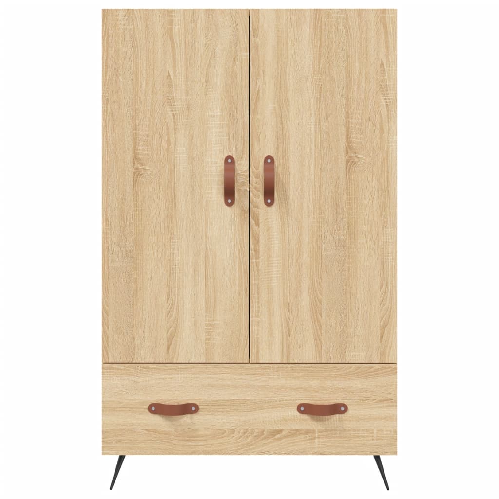 skab 69,5x31x115 cm konstrueret træ sonoma-eg