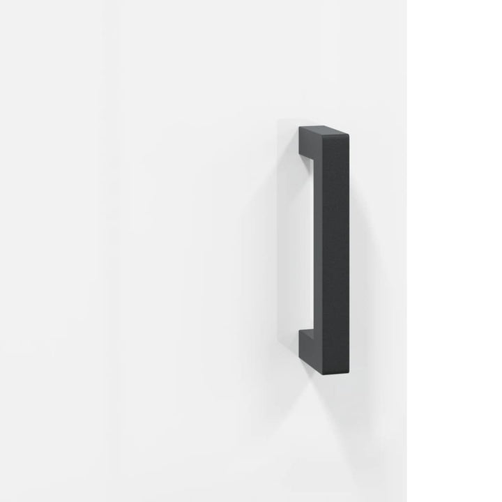 skab 69,5x31x115 cm konstrueret træ hvid højglans