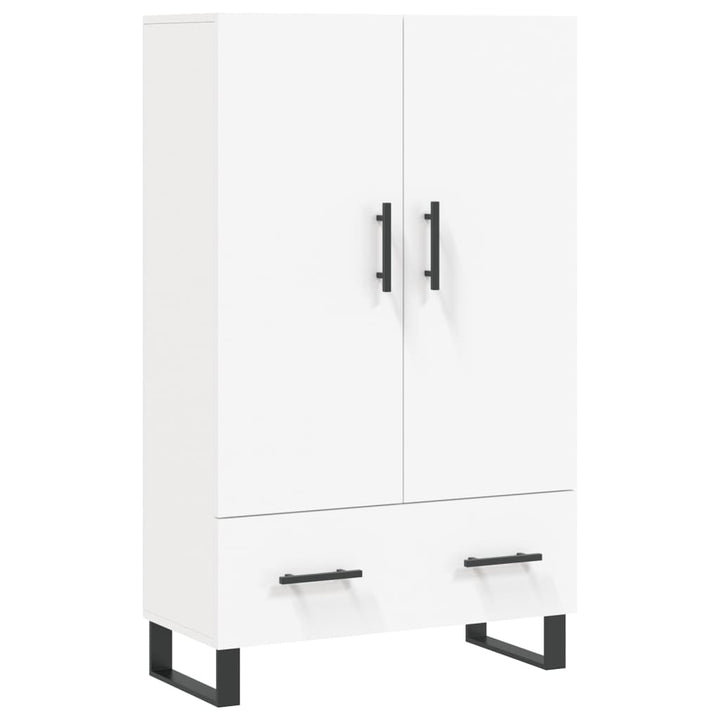 skab 69,5x31x115 cm konstrueret træ hvid