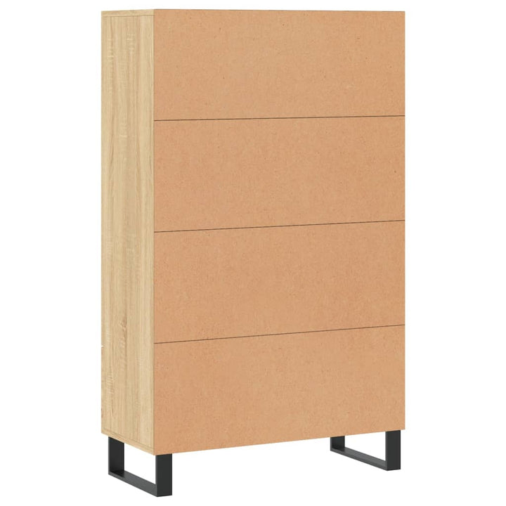 skab 69,5x31x115 cm konstrueret træ sonoma-eg