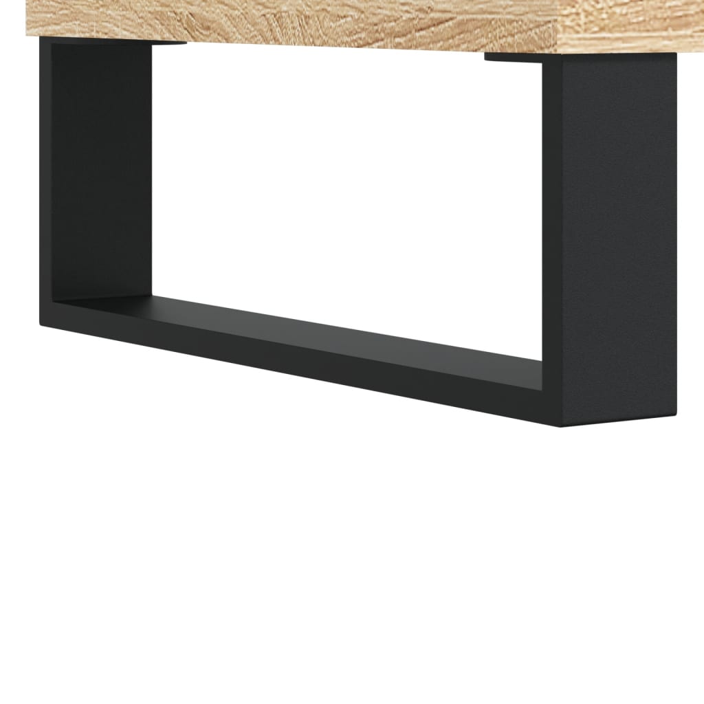 skab 69,5x31x115 cm konstrueret træ sonoma-eg