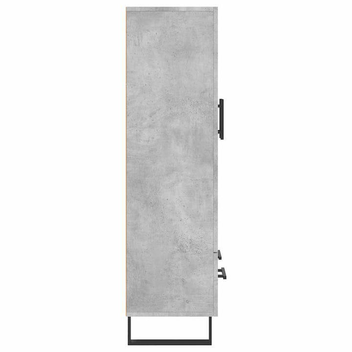 skab 69,5x31x115 cm konstrueret træ betongrå
