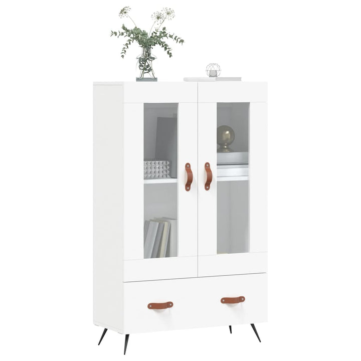 skab 69,5x31x115 cm konstrueret træ hvid