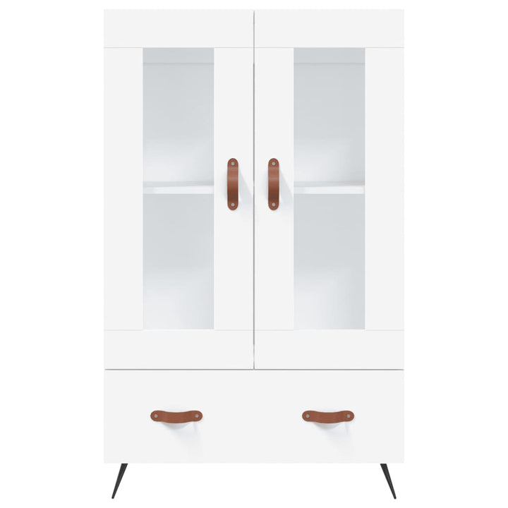 skab 69,5x31x115 cm konstrueret træ hvid