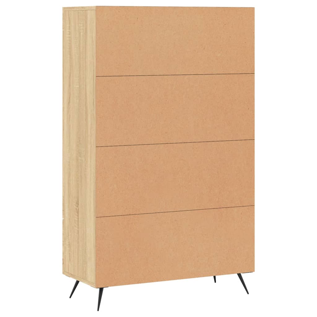 skab 69,5x31x115 cm konstrueret træ sonoma-eg