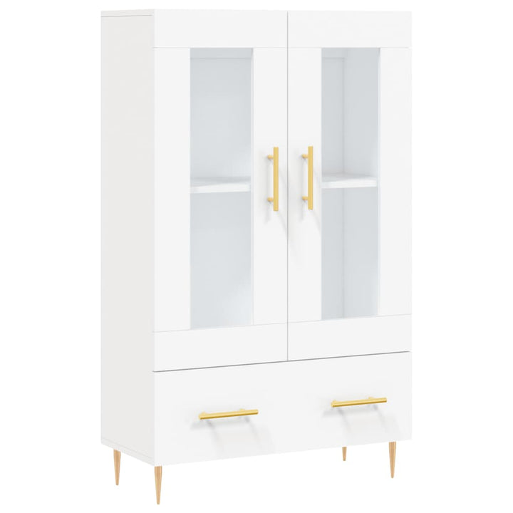 skab 69,5x31x115 cm konstrueret træ hvid