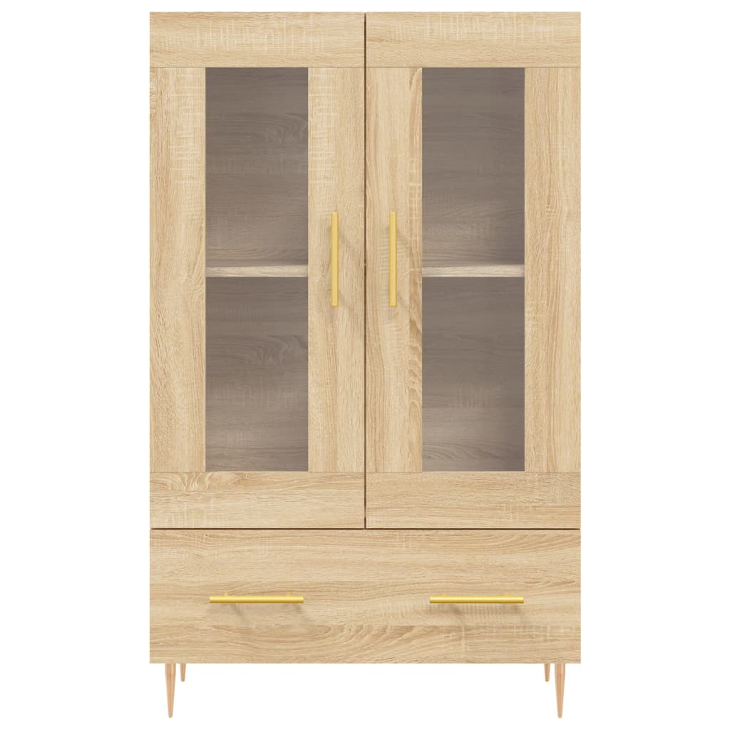 skab 69,5x31x115 cm konstrueret træ sonoma-eg