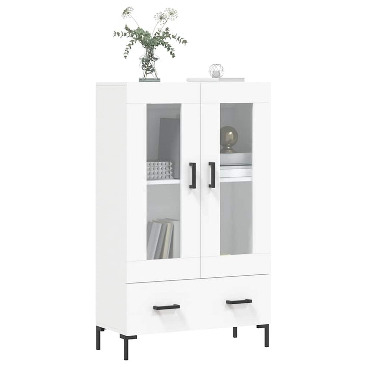 skab 69,5x31x115 cm konstrueret træ hvid