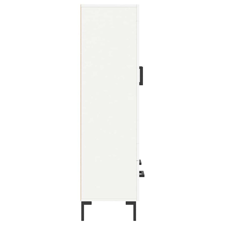 skab 69,5x31x115 cm konstrueret træ hvid