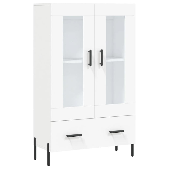 skab 69,5x31x115 cm konstrueret træ hvid