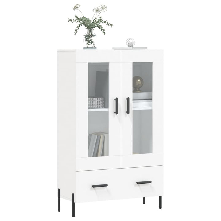 skab 69,5x31x115 cm konstrueret træ hvid