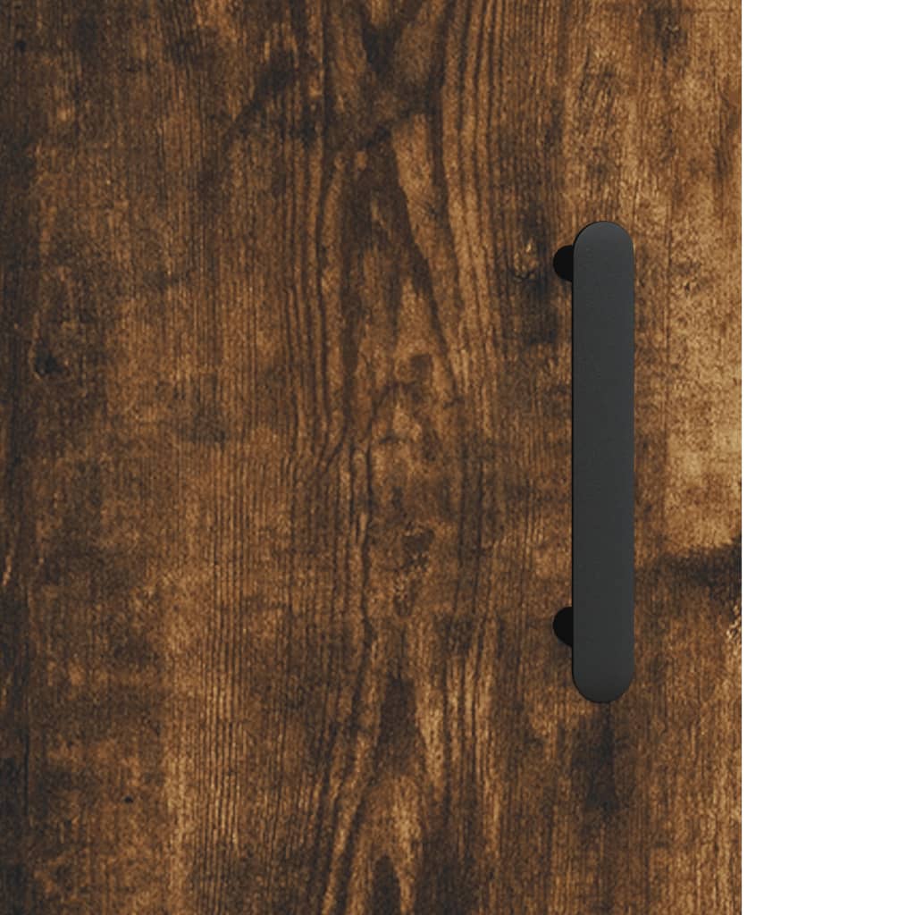 skab 69,5x31x115 cm konstrueret træ røget sonoma-eg