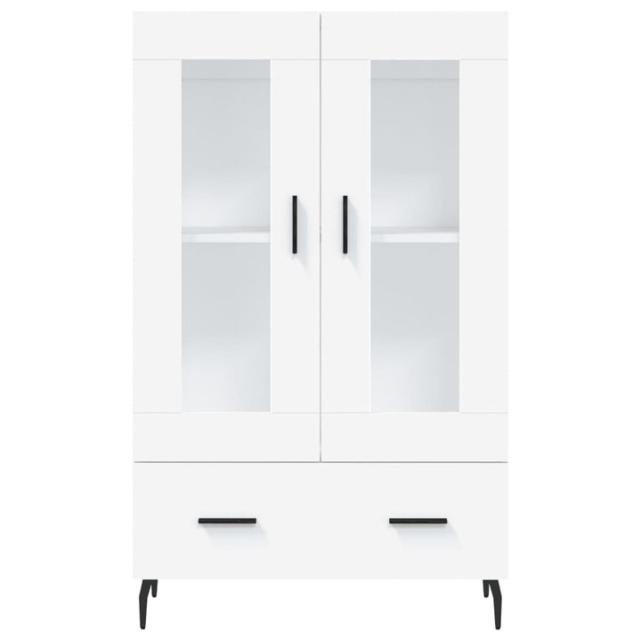 skab 69,5x31x115 cm konstrueret træ hvid