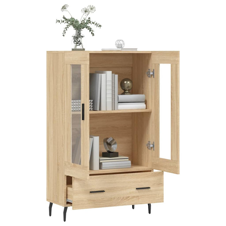 skab 69,5x31x115 cm konstrueret træ sonoma-eg