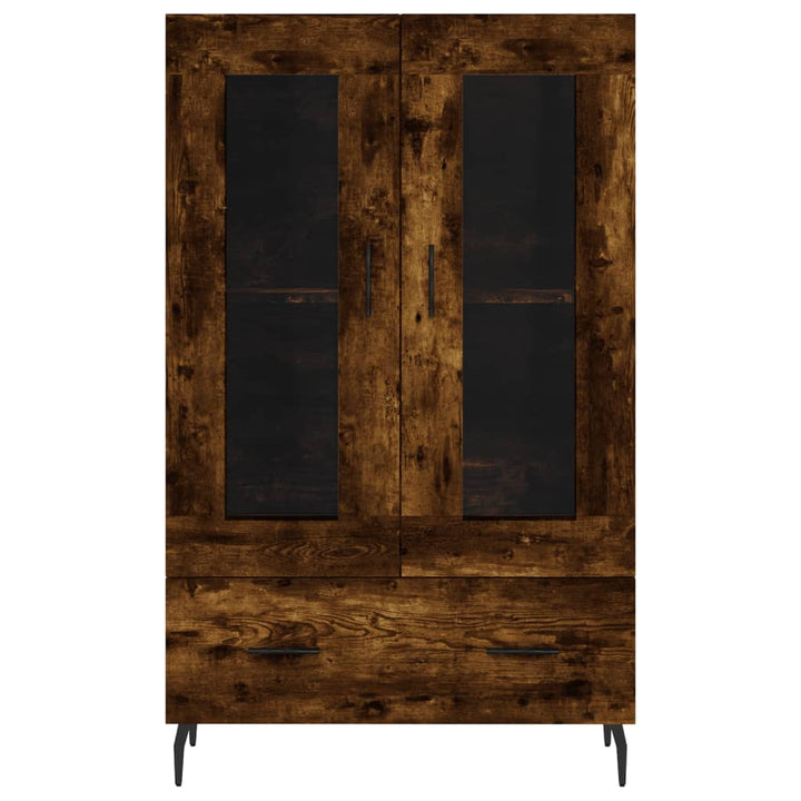 skab 69,5x31x115 cm konstrueret træ røget sonoma-eg