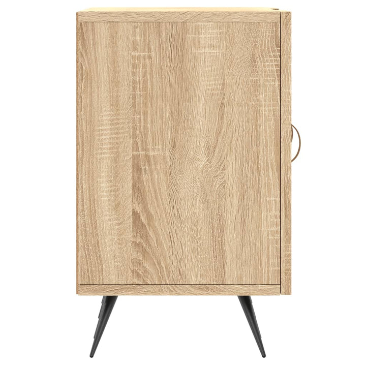 tv-bord 150x30x50 cm konstrueret træ sonoma-eg