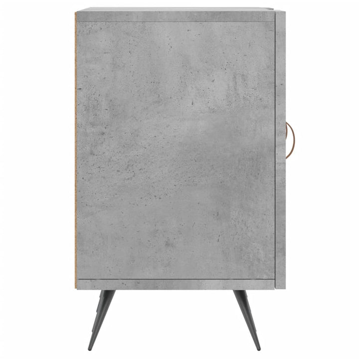 tv-bord 150x30x50 cm konstrueret træ betongrå