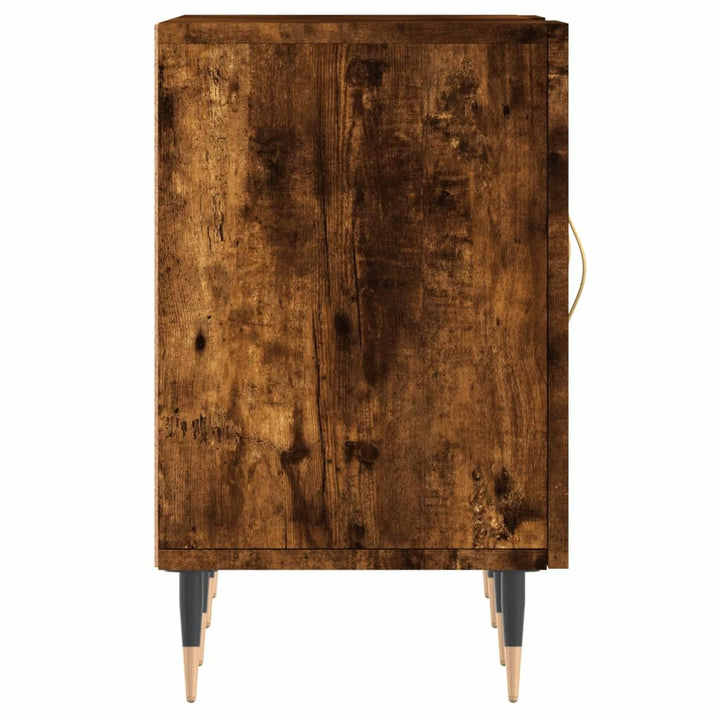 tv-bord 150x30x50 cm konstrueret træ røget egetræsfarve