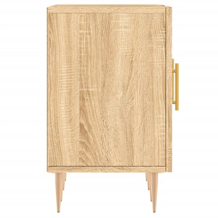 tv-bord 150x30x50 cm konstrueret træ sonoma-eg