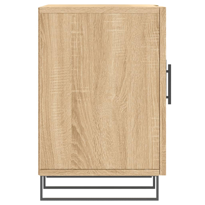 tv-bord 150x30x50 cm konstrueret træ sonoma-eg