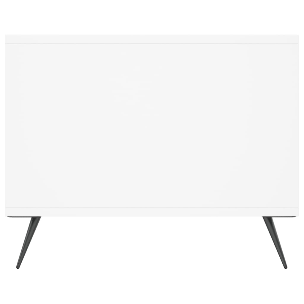 sofabord 102x50x40 cm konstrueret træ hvid