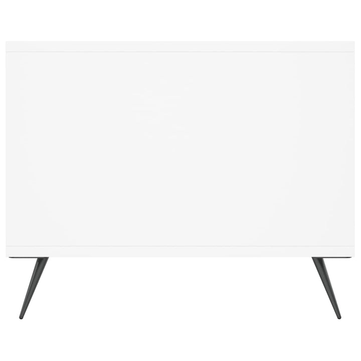 sofabord 102x50x40 cm konstrueret træ hvid
