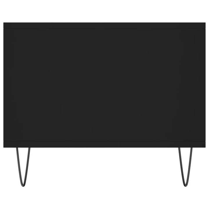 sofabord 102x50x40 cm konstrueret træ sort