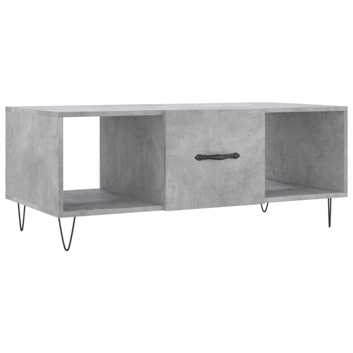 sofabord 102x50x40 cm konstrueret træ betongrå