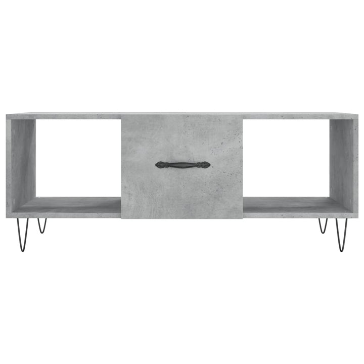 sofabord 102x50x40 cm konstrueret træ betongrå