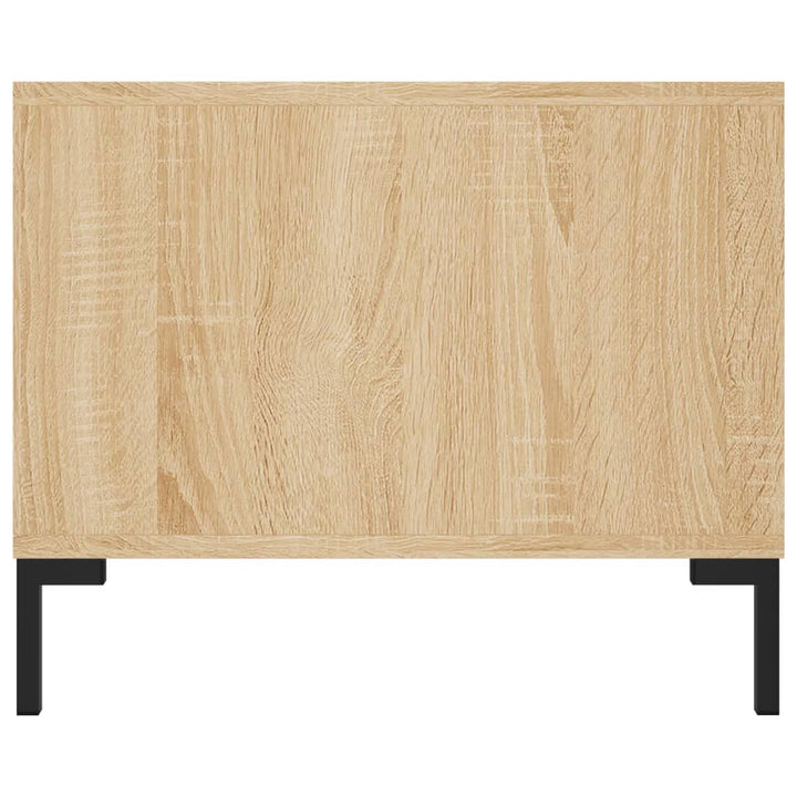 sofabord 102x50x40 cm konstrueret træ sonoma-eg