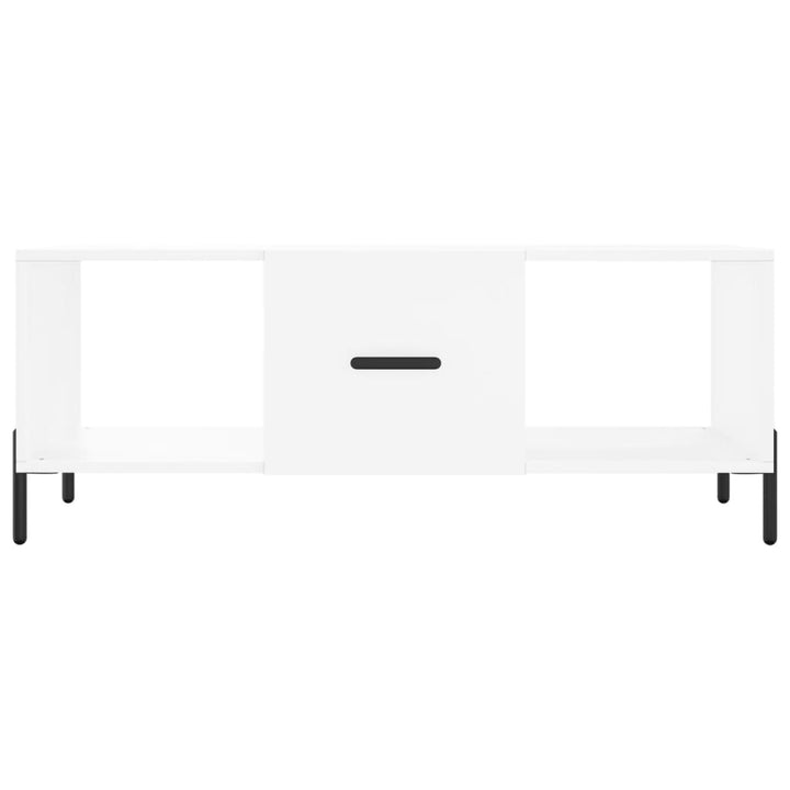sofabord 102x50x40 cm konstrueret træ hvid