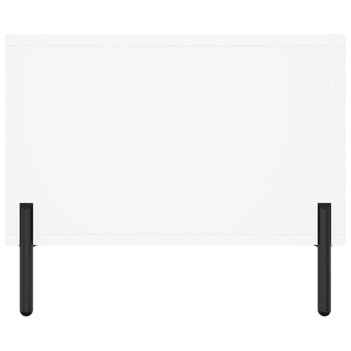 sofabord 102x50x40 cm konstrueret træ hvid