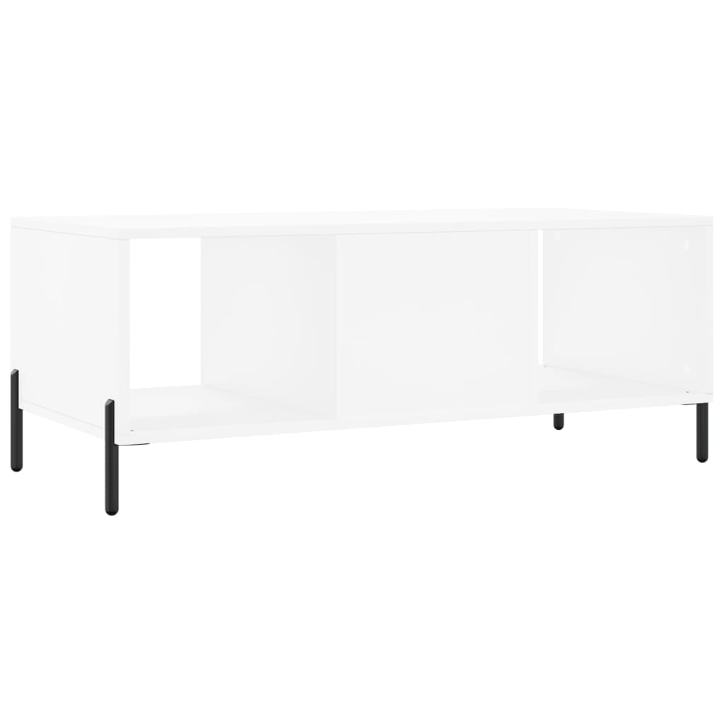 sofabord 102x50x40 cm konstrueret træ hvid