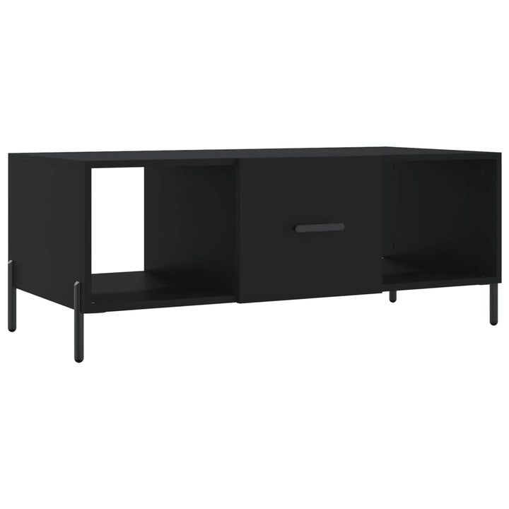 sofabord 102x50x40 cm konstrueret træ sort