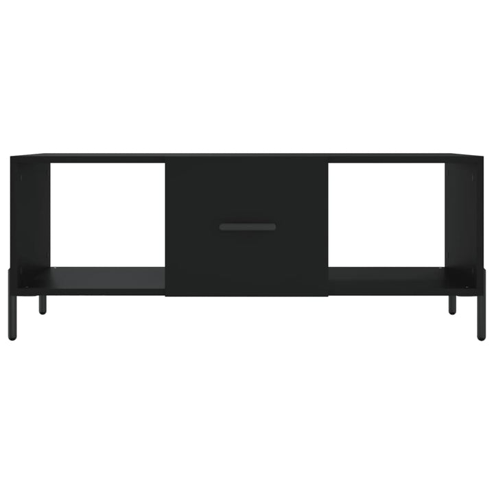 sofabord 102x50x40 cm konstrueret træ sort