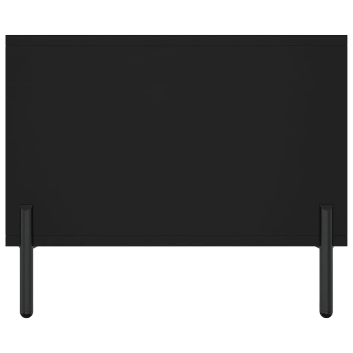 sofabord 102x50x40 cm konstrueret træ sort