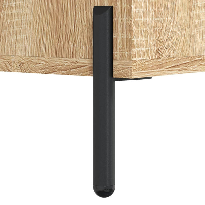 sofabord 102x50x40 cm konstrueret træ sonoma-eg