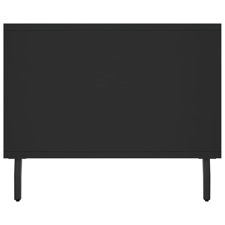 sofabord 102x50x40 cm konstrueret træ sort