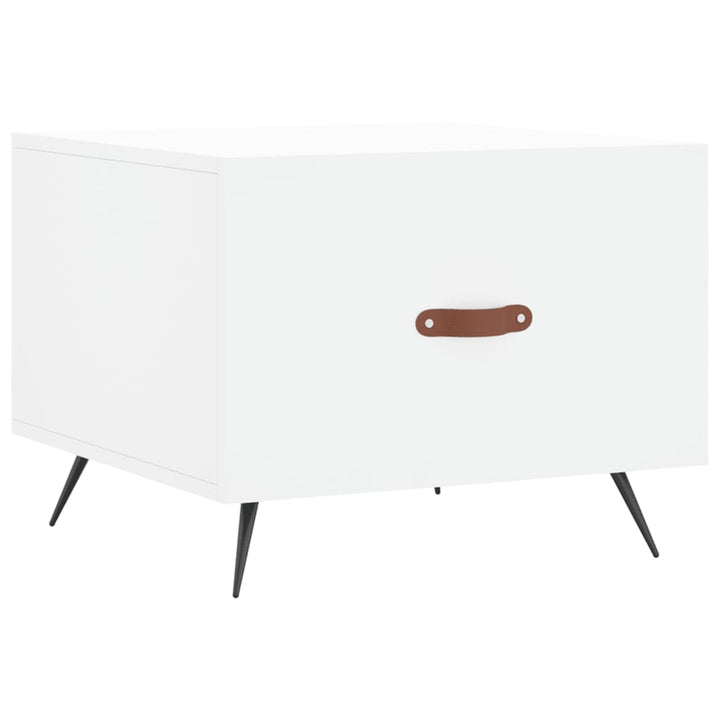 sofaborde 2 stk. 50x50x40 cm konstrueret træ hvid