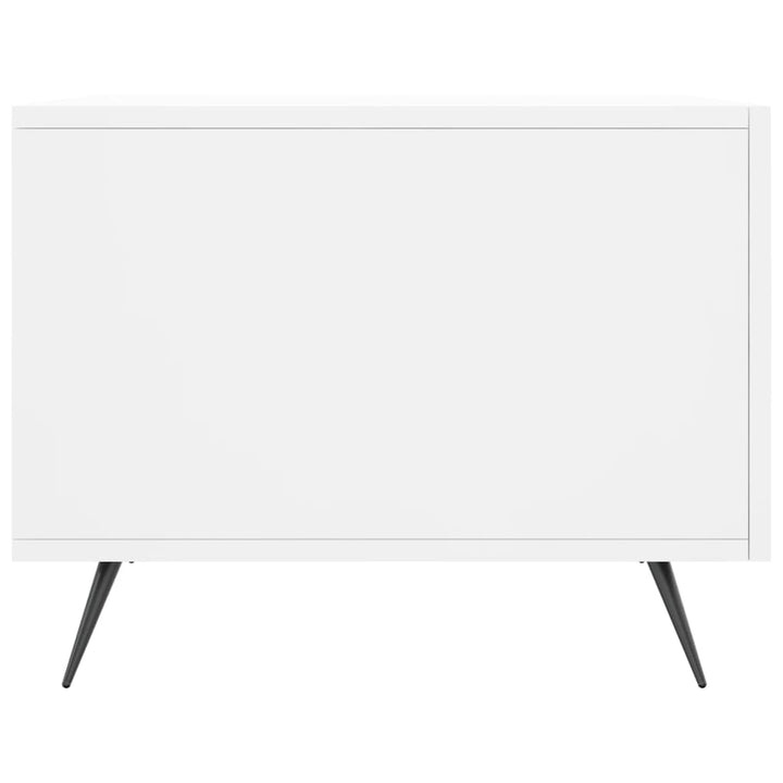 sofaborde 2 stk. 50x50x40 cm konstrueret træ hvid