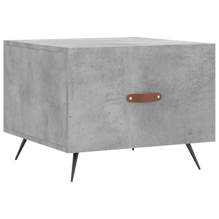sofaborde 2 stk. 50x50x40 cm konstrueret træ betongrå