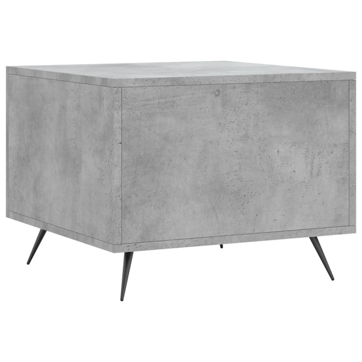 sofaborde 2 stk. 50x50x40 cm konstrueret træ betongrå