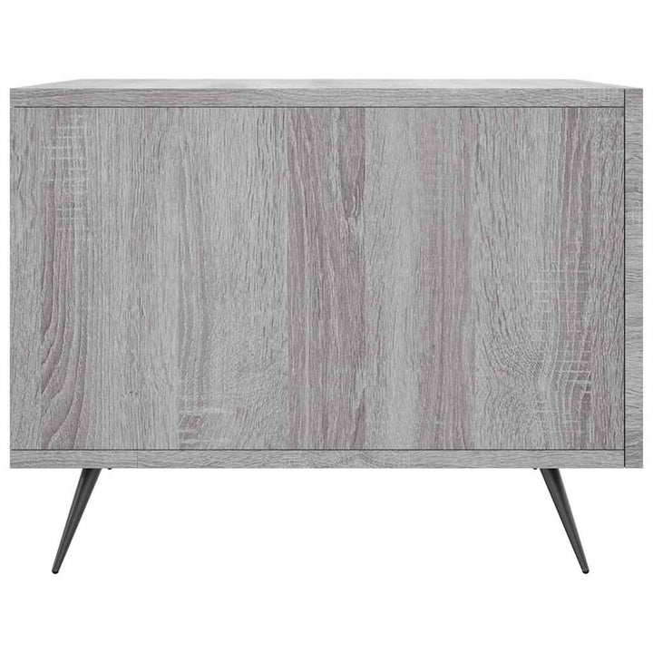 sofabord 50x50x40 cm konstrueret træ grå sonoma-eg