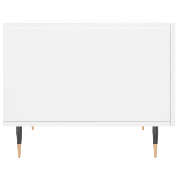 sofabord 50x50x40 cm konstrueret træ hvid