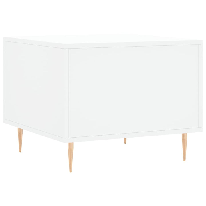 sofaborde 2 stk. 50x50x40 cm konstrueret træ hvid