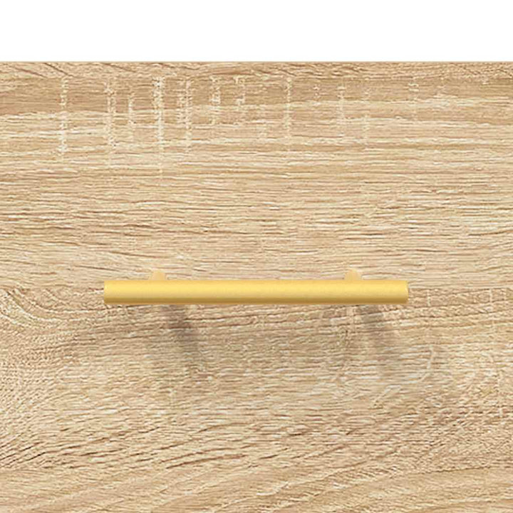 sofaborde 2 stk. 50x50x40 cm konstrueret træ sonoma-eg